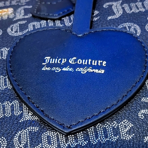 Juicy Couture Bag Black And Gold Tone Purse Bnwt Fame Satchel Z5 - Picture 7 of 7